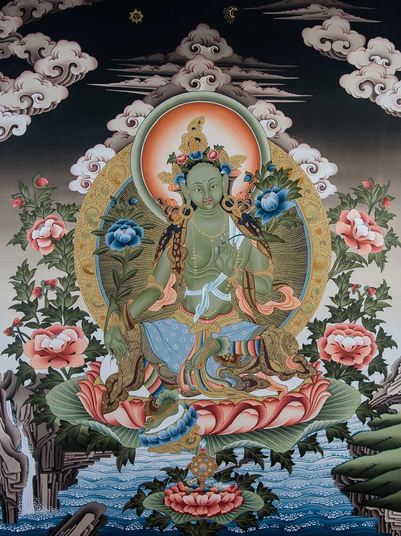 Thangka of the Green Tara