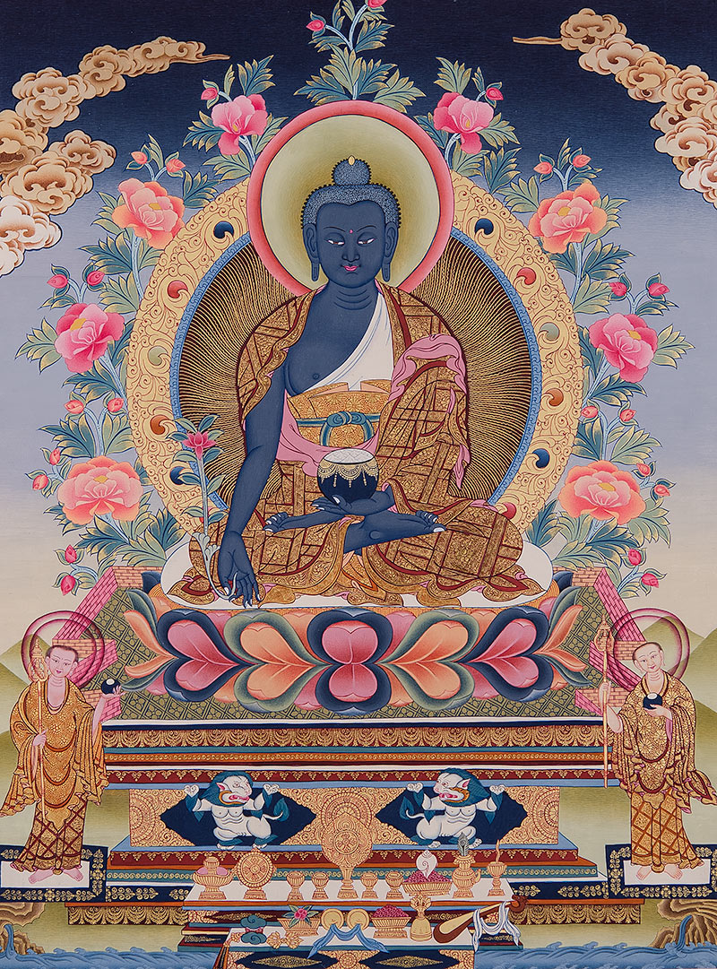 Medicine Buddha Thangka Mandala