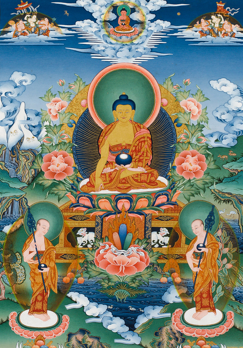 Shakyamuni Buddha Thangka (Master Pure Gold) Handicrafts In Nepal