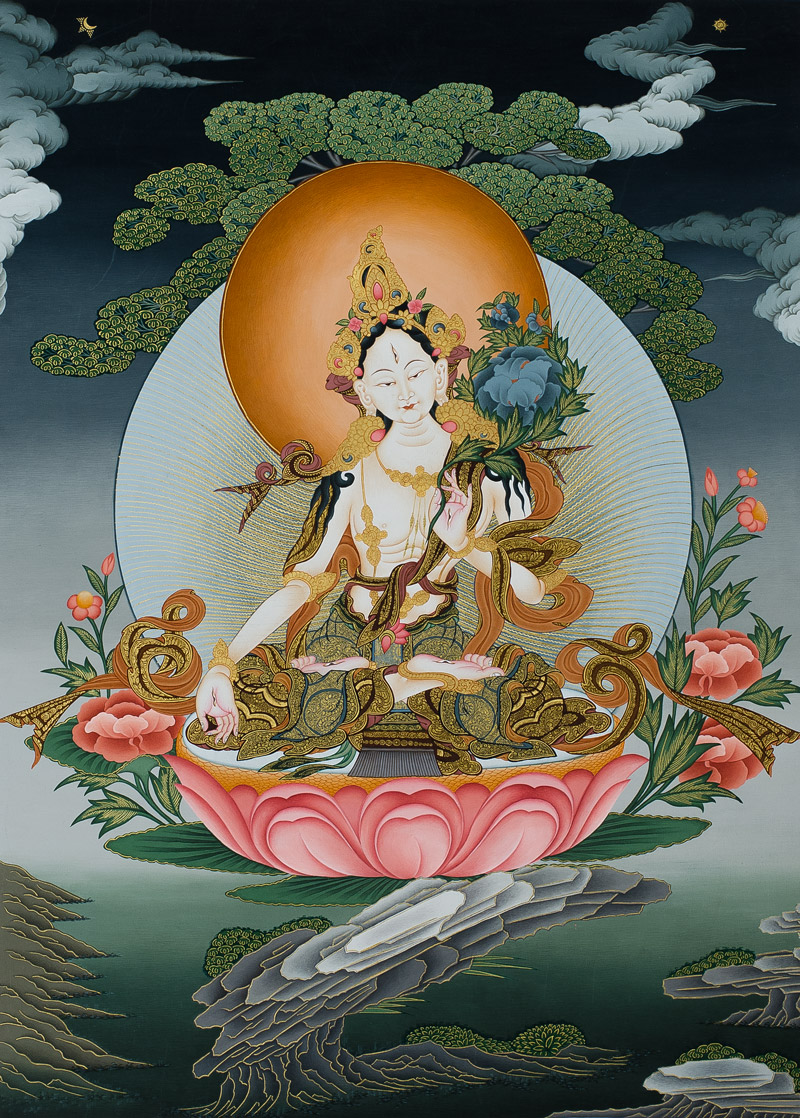 White Tara Thangka