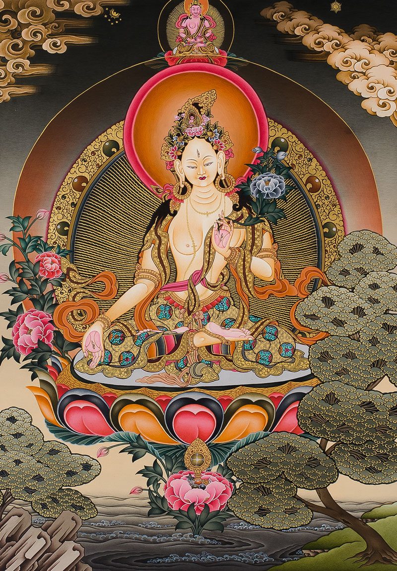 White Tara Thangka